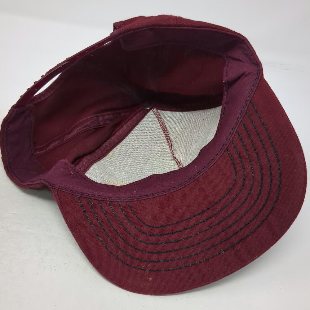 Chivas 5 Panel Red Hat One Size Snapback Embroidered Logo Scotch Whisky Promo - Picture 7 of 8